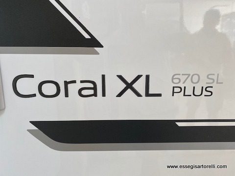Adria Coral XL PLUS A 670 SL GARAGE GEMELLI 160 CV POWER 2020 full