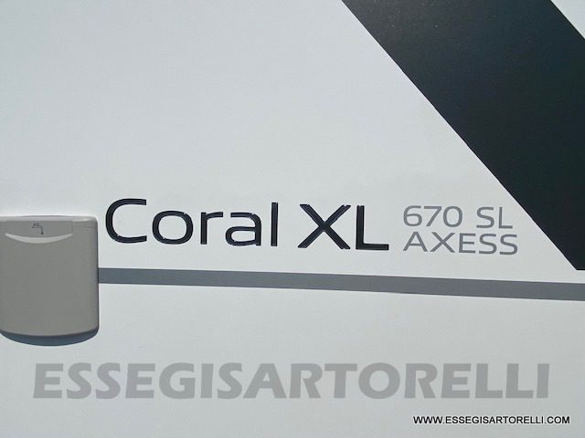 Adria Coral XL AXESS A 670 SL 165 CV POWER GAMMA 2022 garage letti gemelli full