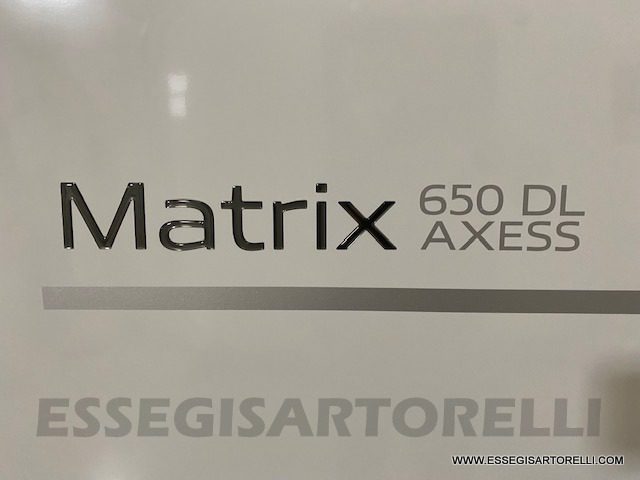 Adria New Matrix Axess M650DL gamma 2022 letti gemelli e garage doppio pavimento 160 cv power full